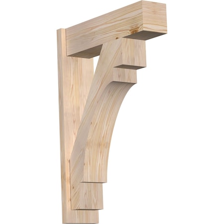 Ekena Millwork Merced Block Smooth Outlooker, Douglas Fir, 7 1/2"W x 26"D x 38"H OUT08X26X38MRC05SDF